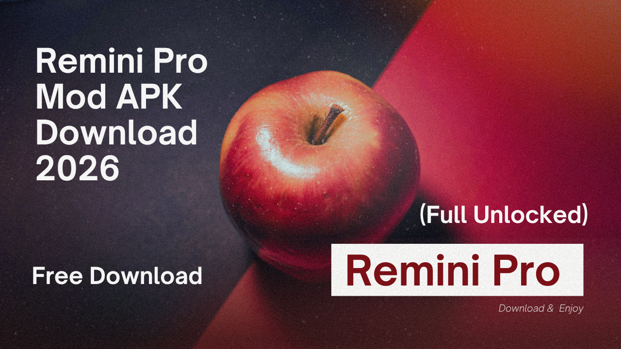 Remini Pro Mod APK Download 2026: Amazing Way to Make Photos HD (Full Unlocked)